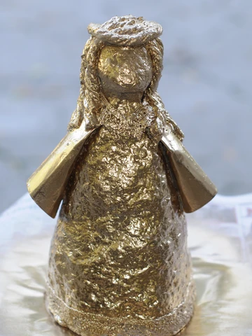 make a paper mache clay angel